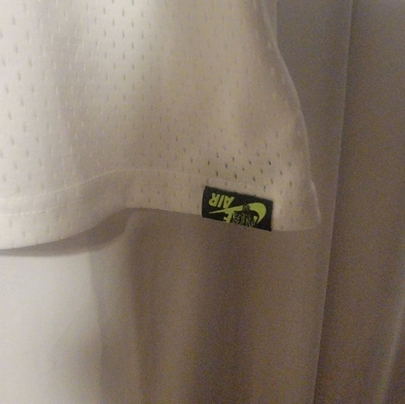 Nike Air Jordan Wings Logo Jersey White/Green/Black BQ8479-100 Men's Size Large - Picture 5 of 6